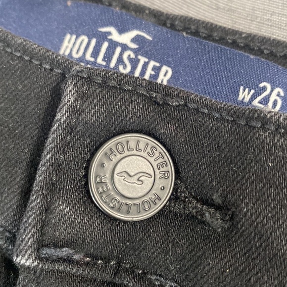 Hollister High Rise Shorts Size 26 Black Color - Picture 8 of 9